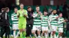 Celtic applaud their fans after drawing with Motherwell (Andrew Milligan/PA)