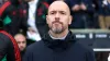 Erik ten Hag has warned his side to be wary of the intensity from a ‘mad’ Everton (Kieran Cleeves/PA)