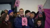 Everton fans protest outside the Premier League headquarters in London over the club’s 10-point punishment for breaching fin