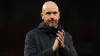 Erik ten Hag is under pressure at United (Martin Rickett/PA)