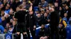 Brighton manager Roberto De Zerbi is shown a yellow card against Sheffield United (Steven Paston/PA)