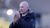 Philippe Clement applauds the Rangers support after victory at Livingston (Steve Welsh/PA)