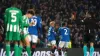 Rangers’ Ross McCausland celebrates scoring against Aris (Andrew Milligan/PA)