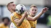 Shane McLoughlin scored both goals in Newport’s FA Cup win against Oldham (Robbie Stephenson/PA)