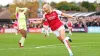 Stina Blackstenius celebrates scoring Arsenal’s winner against Manchester City (John Walton/PA)