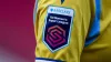 A detailed view of a FA women�s super league badge on the shirt of a player during the Barclays FA Women’s Super League matc