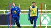 England’s Cole Palmer (left) and Trent Alexander-Arnold during a training session at St. George’s Park, Burton upon Trent (N