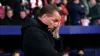 Celtic manager Brendan Rodgers at the Estadio Metropolitano in Madrid (Isabel Infantes/PA)