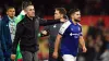 Ipswich manager Kieran McKenna and captain Sam Morsy celebrate victory over Watford (John Walton/PA)