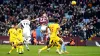 Aston Villa’s Nicolo Zaniolo equalises late on. (Mike Egerton/PA)