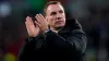 Brendan Rodgers’ side left it late at Parkhead (Andrew Milligan/PA)