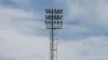 A general view of a floodlight at the Keepmoat Stadium