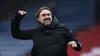 Leeds United manager Daniel Farke celebrates the win at Blackburn (Tim Markland/PA)