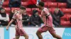 Leeds United’s Daniel James (left) celebrates scoring (Tim Markland/PA)