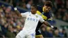 Crysencio Summerville (left) and Middlesbrough’s Matt Crooks battle for the ball (Ian Hodgson/PA)