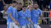 Manchester City celebrate scoring against Fluminense (PA)