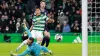 Oh Hyeon-gyu scores Celtic’s fourth goal (Steve Welsh/PA)