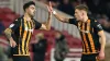 Ozan Tufan, left, netted the winner for Hull (Martin Rickett/PA)