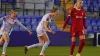 Vivianne Miedema, centre, netted her first goal since December 2022 in Arsenal’s 2-0 victory over Liverpool (Martin Rickett/