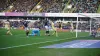 Preston’s Brad Potts (centre) celebrates his equaliser at Millwall (Yui Mok/PA)