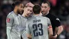 Everton’s Dominic Calvert-Lewin (left) was surprised to be sent off at Crystal Palace (Adam Davy/PA)