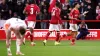 Morgan Gibbs-White celebrates scoring Forest’s equaliser (Mike Egerton/PA)