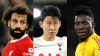 Mohamed Salah, Son Heung-min and Andre Onana