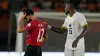 Mohamed Salah was forced off during Egypt’s 2-2 draw with Ghana (Themba Hadebe/PA)