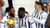 West Brom’s Nathaniel Chalobah (left) celebrates opening the scoring (Nigel French/PA)