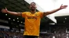 Matheus Cunha scored Wolves’ second goal at West Brom before the game was overshadowed by crowd violence (Bradley Collyer/PA