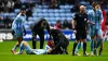 Coventry’s Tatsuhiro Sakamoto was injured in the loss to Preston (Nick Potts/PA).