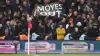 West Ham fans had a ‘Moyes Out’ banner at the City Ground (Mike Egerton/PA)