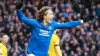 Fabio Silva scores his first Rangers goal (Steve Welsh/PA)