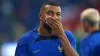 France’s Kylian Mbappe warms up prior to the UEFA Euro 2024 Qualifying Group B match in Paris. (Adam Davy/PA)