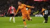 Fabio Carvalho celebrates his decisive goal (Adam Davy/PA)