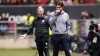 Liam Manning, left, watched Bristol City beat Southampton (Adam Davy/PA)