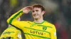 Josh Sargent celebrates scoring Norwich’s second (Joe Giddens/PA)