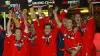 Middlesbrough captain Gareth Southgate lifts the Carling Cup (Nick Potts/PA)