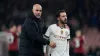 Pep Guardiola (left) watched Manchester City edge out Bournemouth by a 1-0 score (Adam Davy/PA)