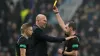 Rangers manager Philippe Clement (centre) wants regular chats with officials (Andrew Milligan/PA)