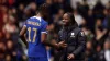 Chelsea’s Carney Chukwuemeka and Raheem Sterling (right) celebrate after their FA Cup quarter-final win (Nick Potts/PA)