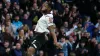 Ebou Adams celebrates scoring the winner for Derby against Blackpool (Nigel French/PA)