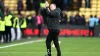 Coventry manager Mark Robins celebrates victory over Watford (Kieran Cleeves/PA).