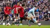 Phil Foden scored twice against United (Mike Egerton/PA)