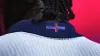 Nike has altered the appearance of the St George’s Cross using purple and blue horizontal stripes (Nike Handout/PA)