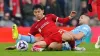 Liverpool’s Wataru Endo believes the point against Manchester City could turn out to be an important one (Peter Byrne/PA)