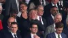 Sir Jim Ratcliffe holds his head in his hands in front of Sir Keir Starmer in the Old Trafford directors’ box (Martin Ricket