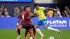 Brazil’s Savinho, right, is defended by Costa Rica’s Orlando Galo (AP Photo/Mark J Terrill)