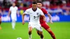 Trent Alexander-Arnold (left) started in midfield against Serbia (Adam Davy/PA).