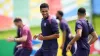 England’s players during training (Adam Davy/PA)